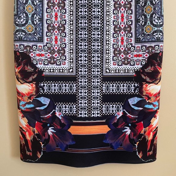 Clover Canyon Irish Box Neoprene Scuba Dress S Bodycon Stretch Party Going Out - Picture 6 of 11